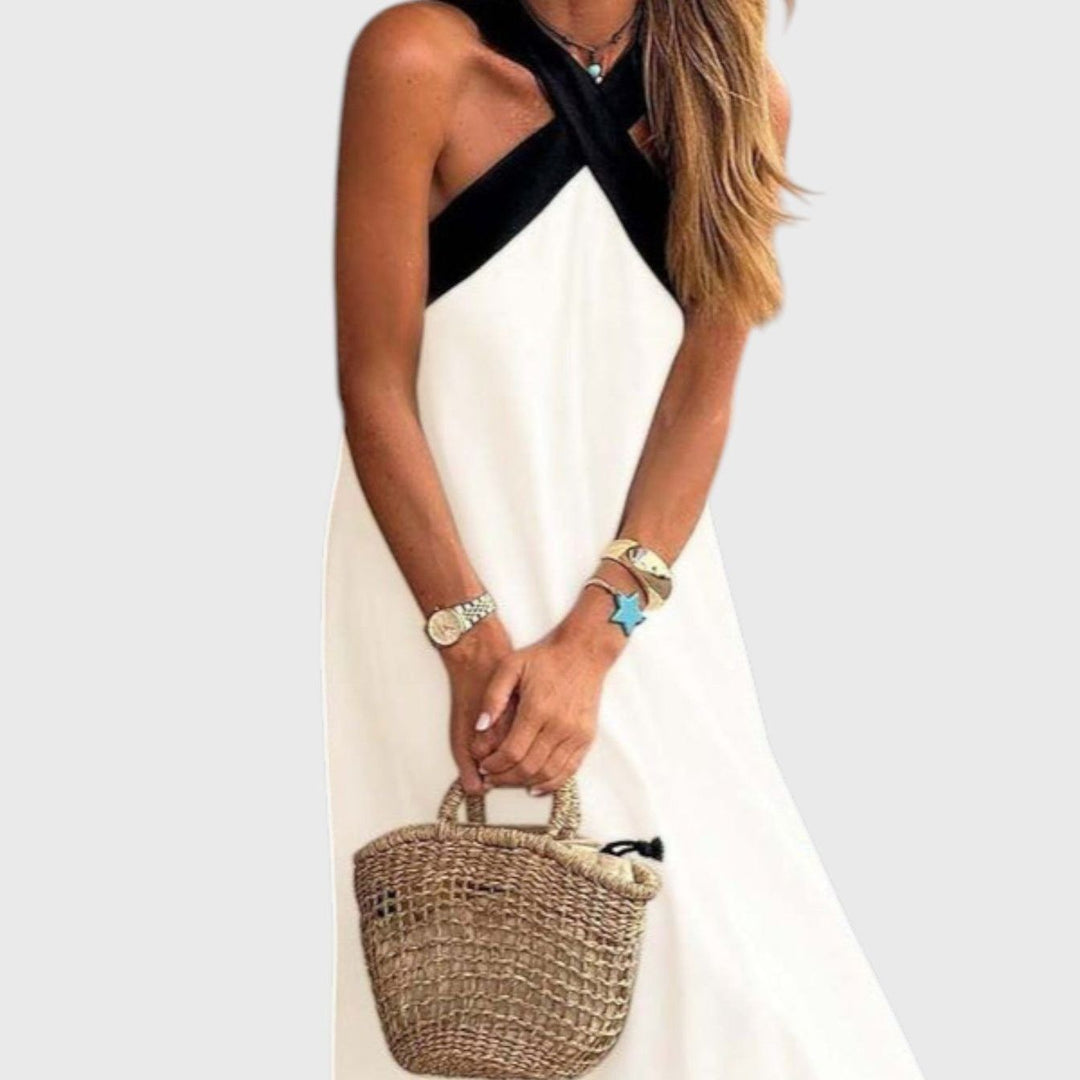 שמלת שירה עם צווארון צלב