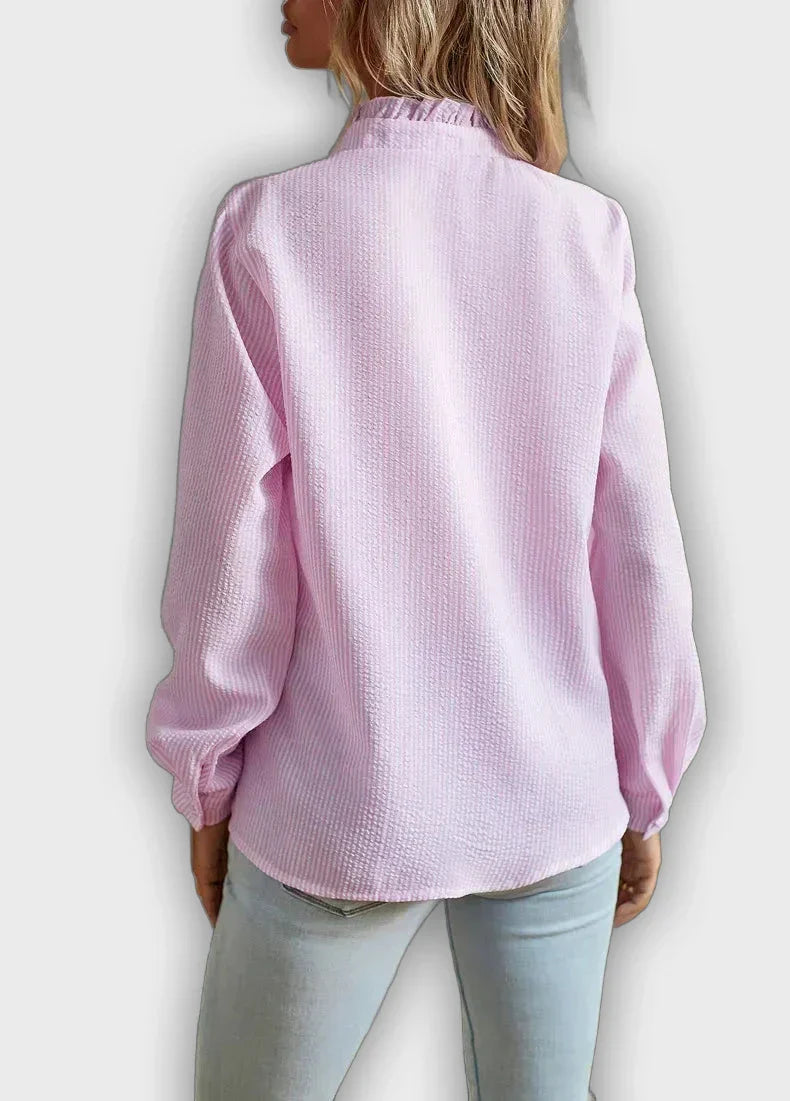 חולצת רוזילדה אלגנטית עם עיצוב קלאסי