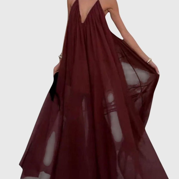 שמלת מקסי שיפון