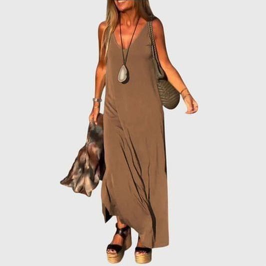 שמלת מקסי גופייה קז'ואלית של ליאת