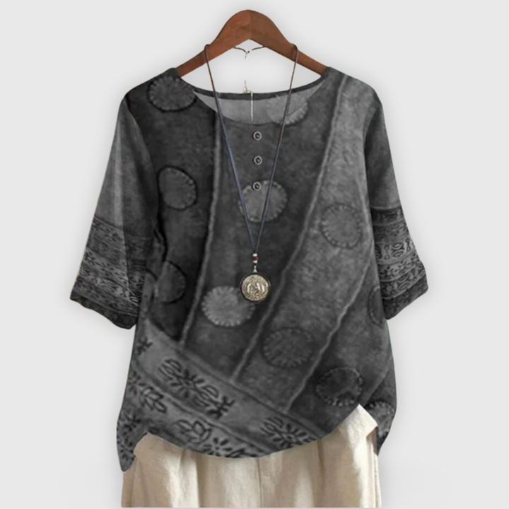 טופ בוהו צבעוני מעיין