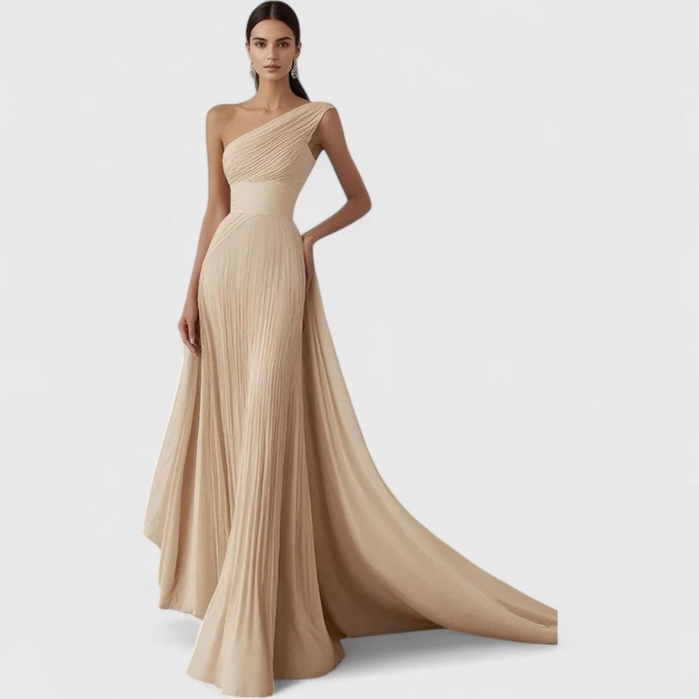 שמלת מקסי עם כתף אחת של אריאל