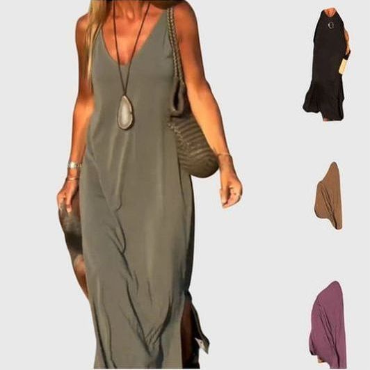 שמלת מקסי גופייה קז'ואלית של ליאת