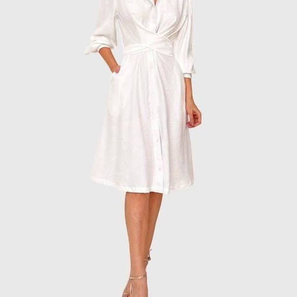 שמלת מידי עם חגורה של Noa