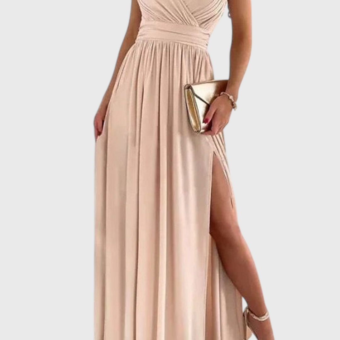 שמלת מקסי תחרה של מיכל