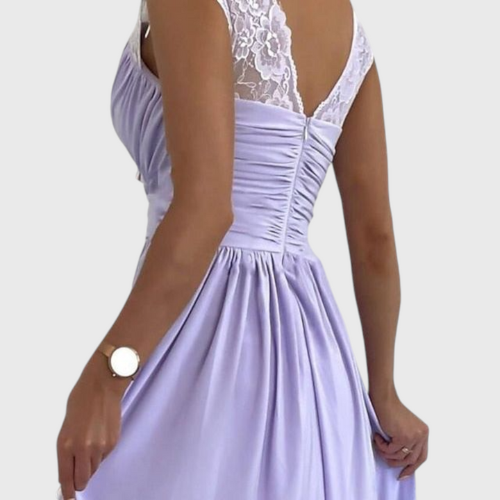 שמלת מקסי תחרה של מיכל