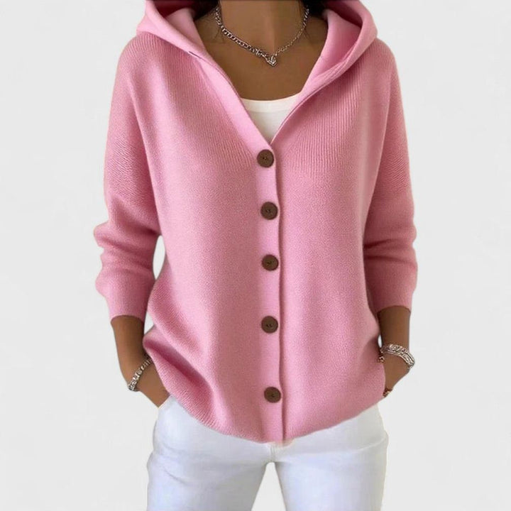 קרדיגן ארוך שרוולים מכותנה של הדר