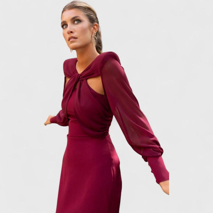 שמלת מידי אלגנטית של יארה