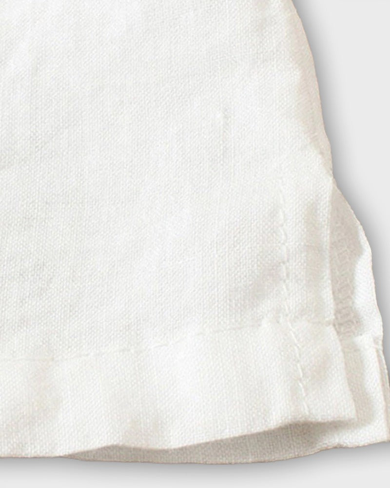 חולצת כותנה אלגנטית עם שרוולים קצרים