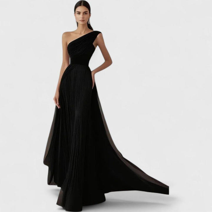 שמלת מקסי עם כתף אחת של אריאל