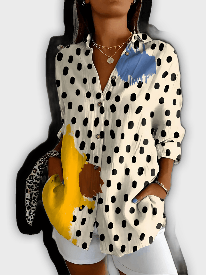 חולצת איווי פרחונית קלילה עם התאמה מחמיאה