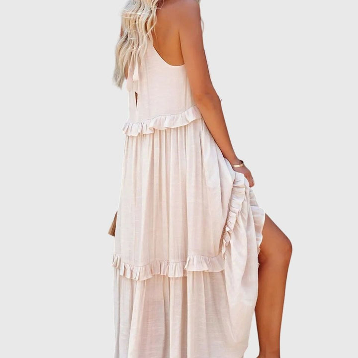 שמלת מקסי עם קפלים של Eden Breeze