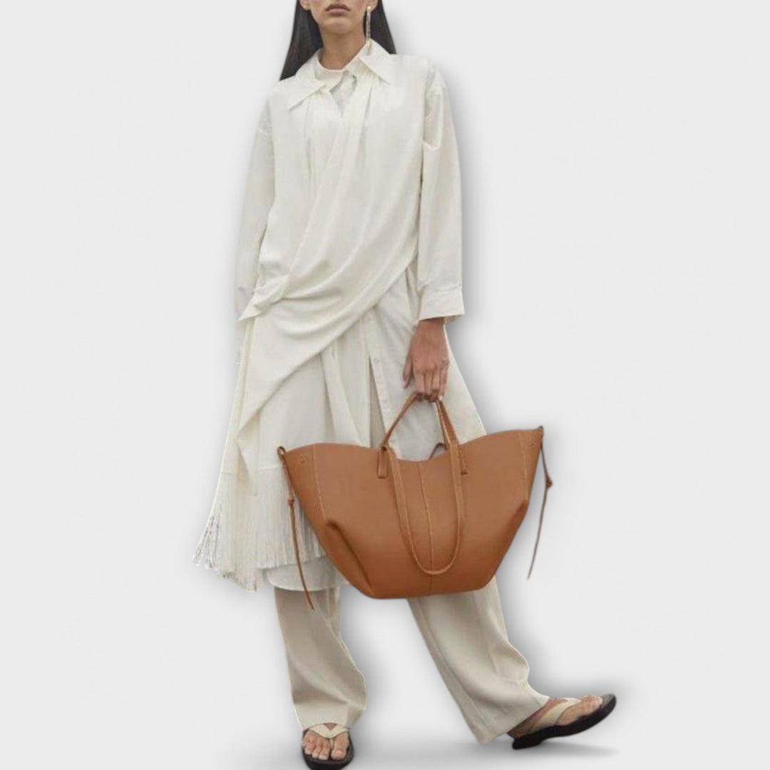 תיק יד מעור איטלקי אופנתי - תיק האורה