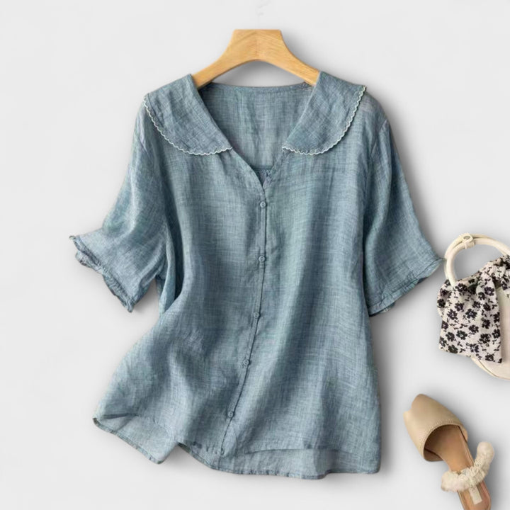 חולצת פשתן ברנדה קלילה ואוורירית