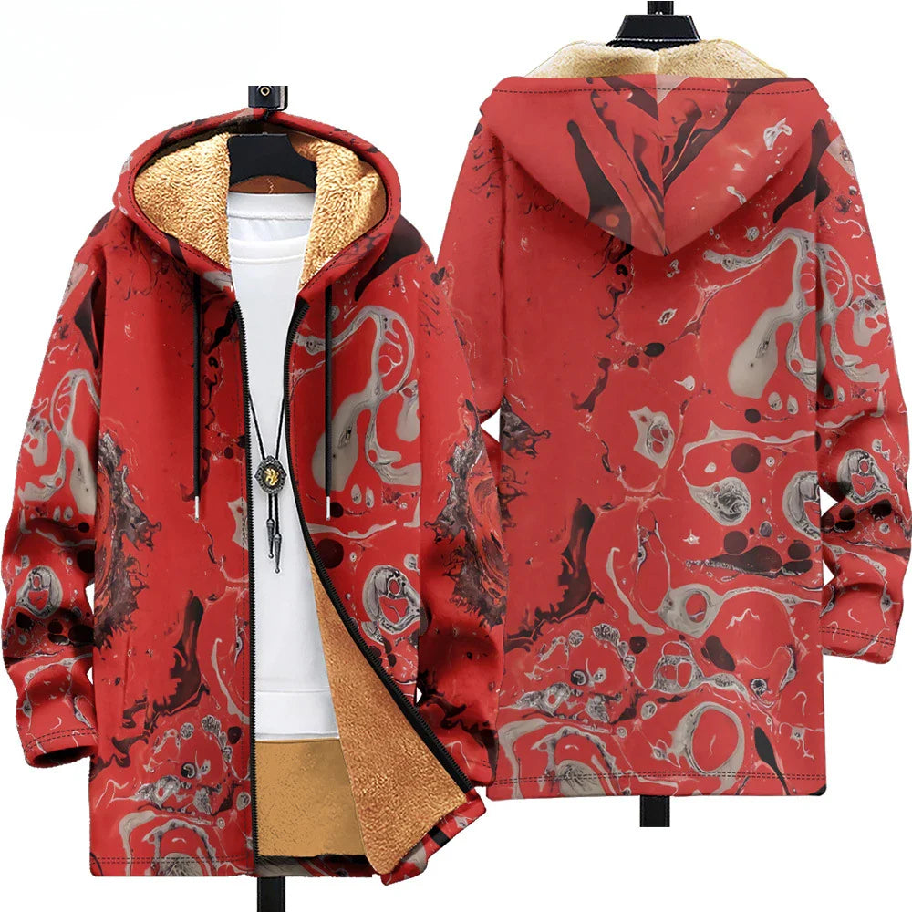 קרדיגן סקארלט בעיצוב אמנותי ונוח