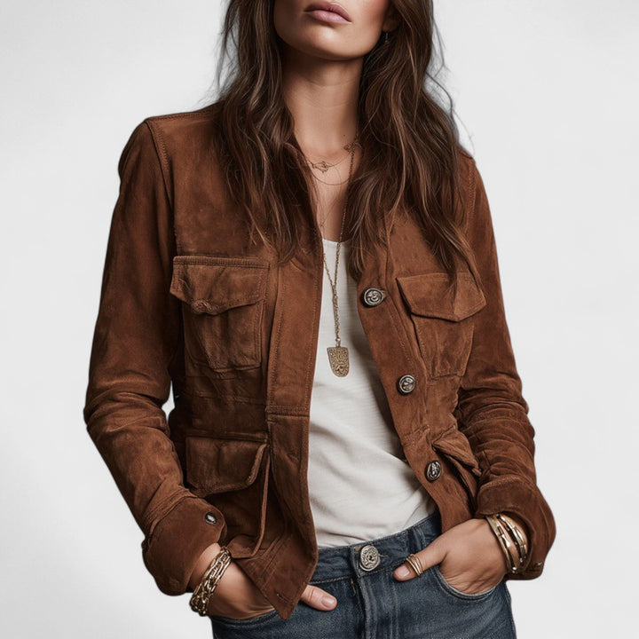 ז'קט זמש וינטג' של Eden