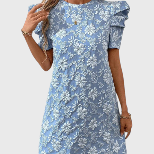 שמלת מידי פרחונית אלגנטית של מאיה