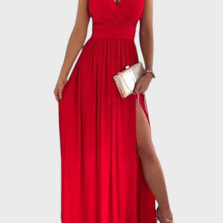 שמלת מקסי תחרה של מיכל