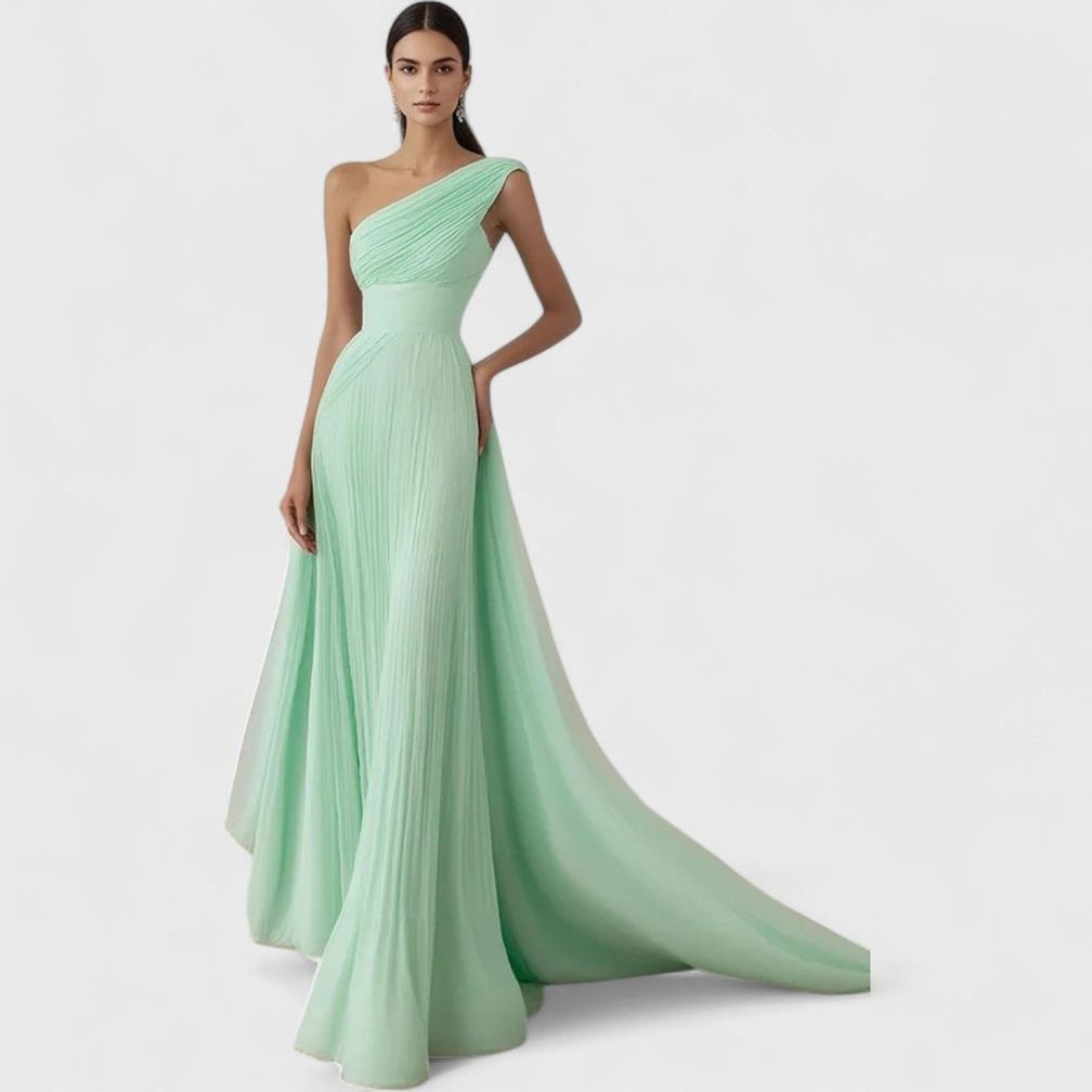 שמלת מקסי עם כתף אחת של אריאל