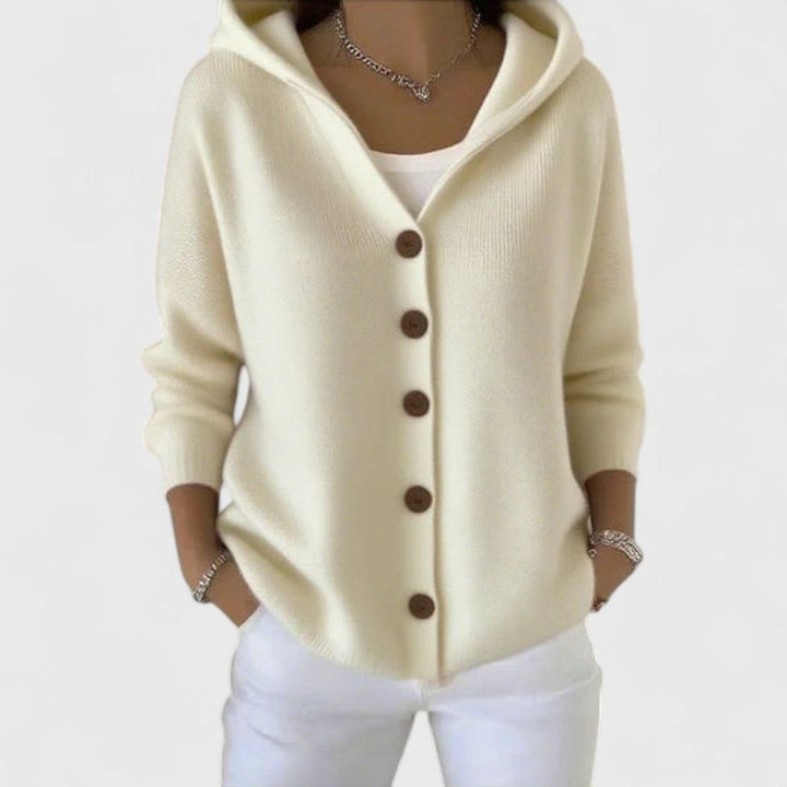 קרדיגן ארוך שרוולים מכותנה של הדר