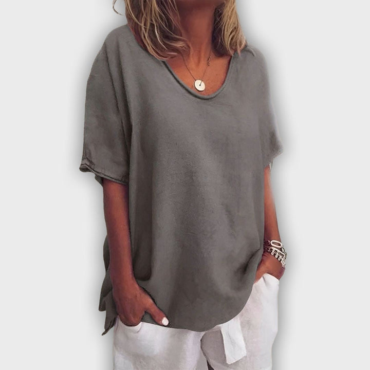 חולצת סאלי נוחה ואלגנטית לכל אירוע