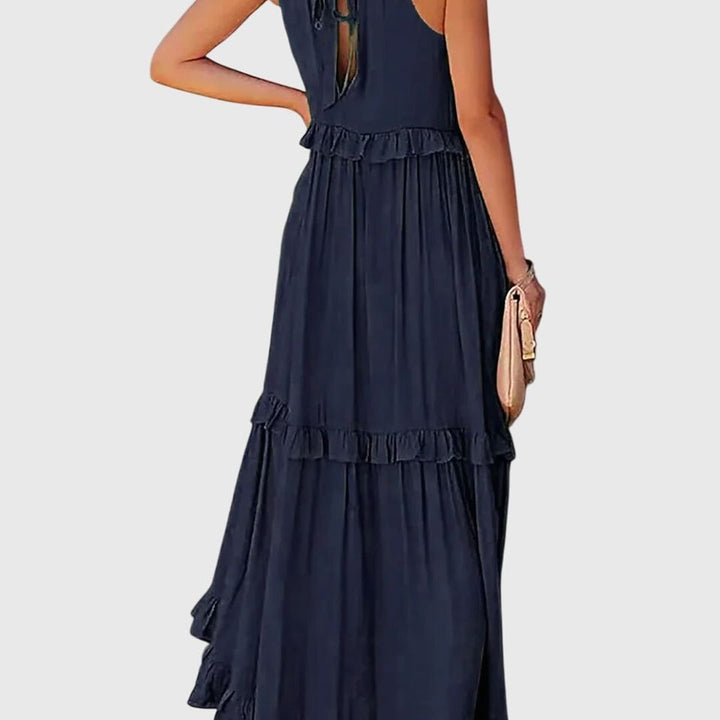 שמלת מקסי עם קפלים של Eden Breeze