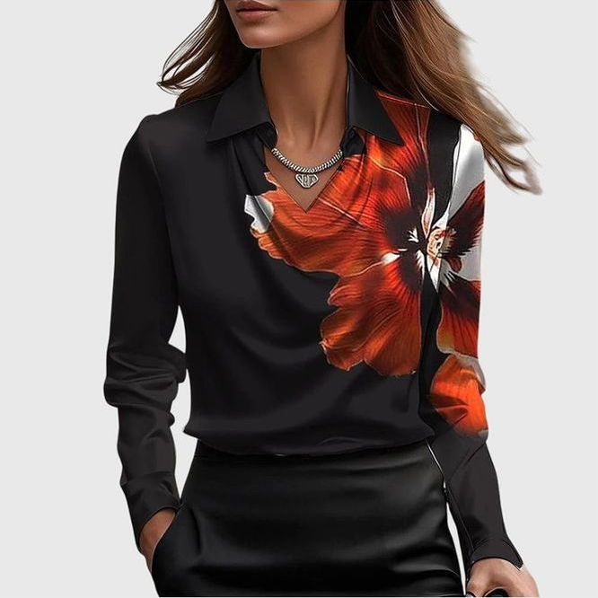 חולצת ג'וליה מבריקה