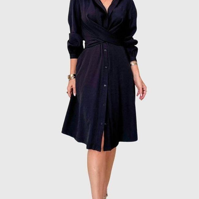 שמלת מידי עם חגורה של Noa