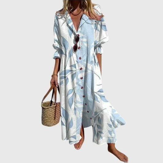 שמלת מקסי בוהמית של Leah Luxe