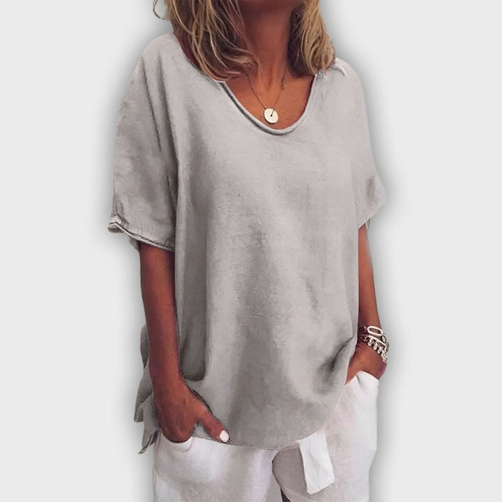 חולצת סאלי נוחה ואלגנטית לכל אירוע