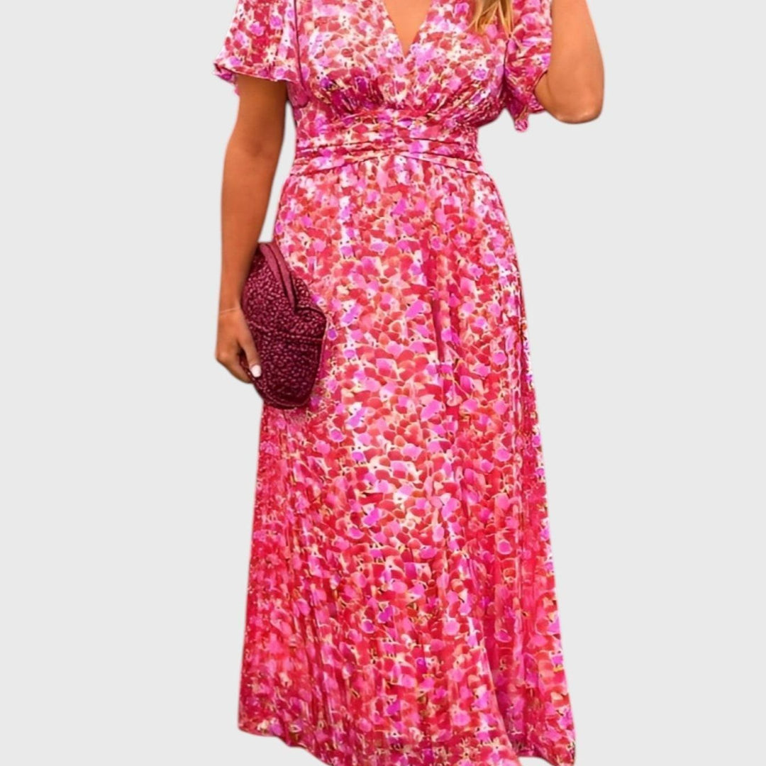 שמלת פרחונית של אמלי