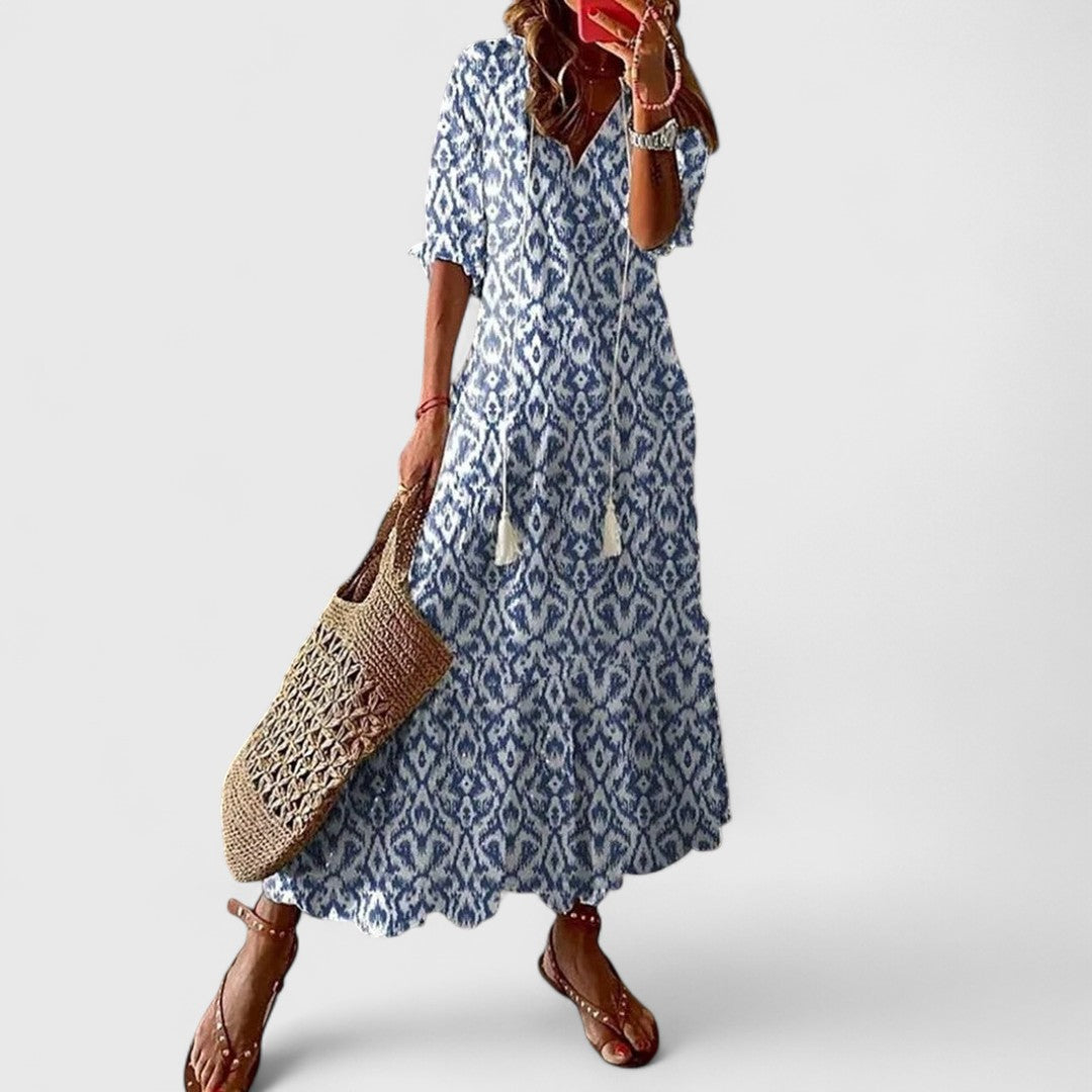 שמלת מקסי בוהו של מירב