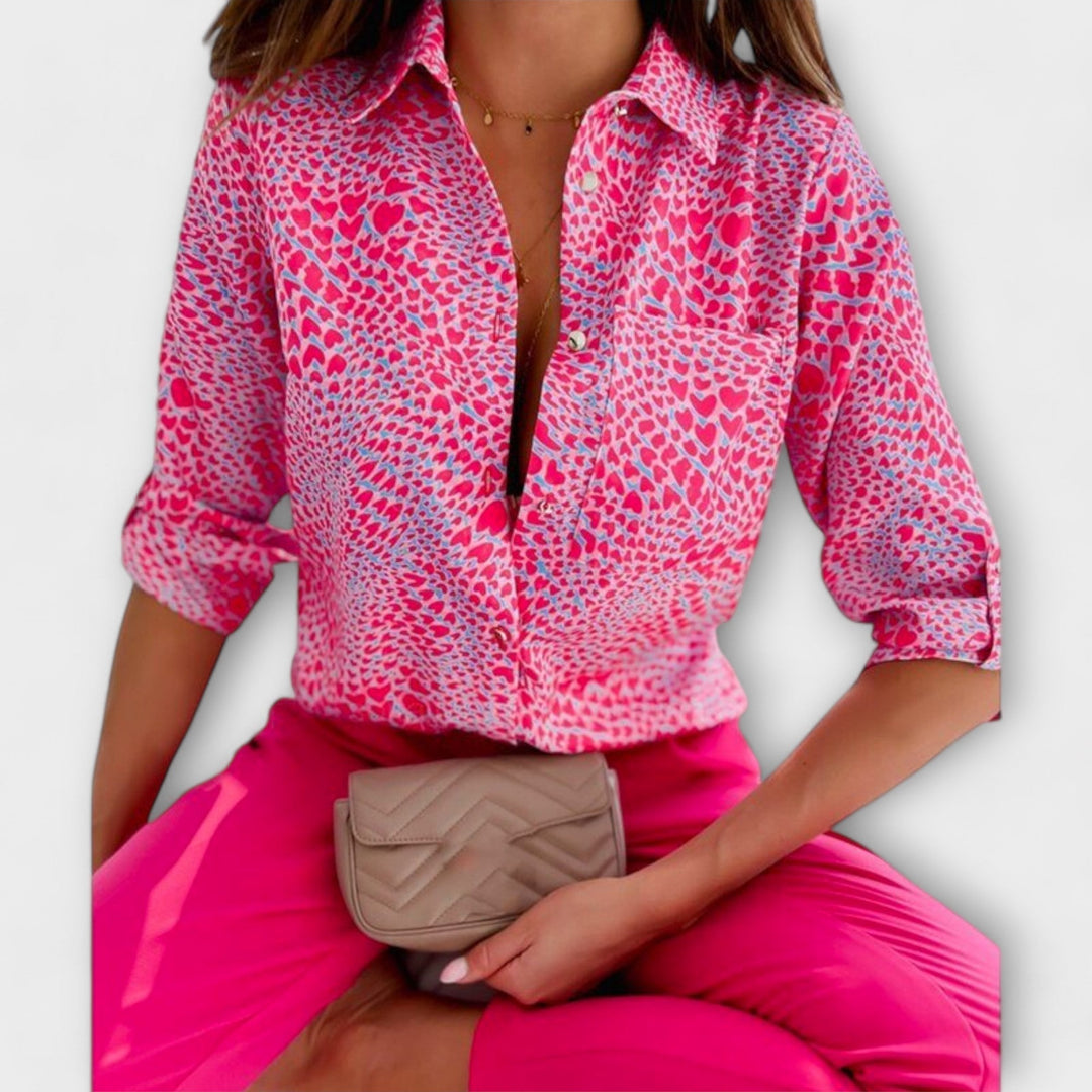 חולצה קלאסית עם צווארון אלגנטי ונוחות יומיומית